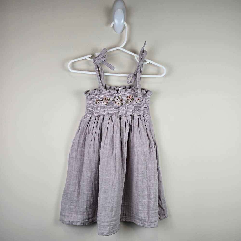 Jamie Kay Lavender Smocked Floral Sundress